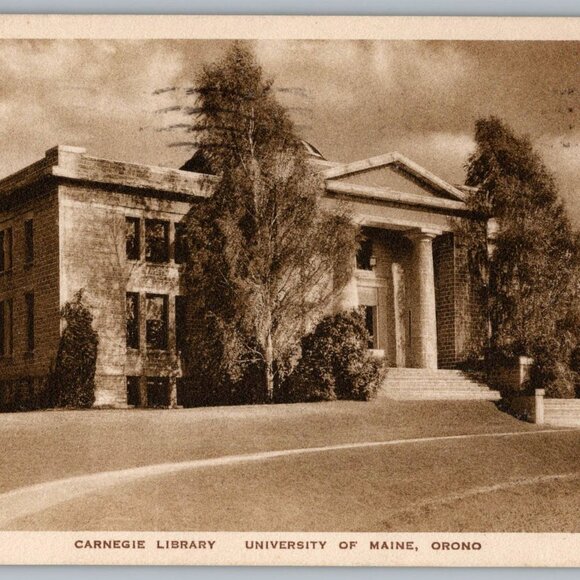 Postcards Lot of 5 Vintage and Older Libraries of Maine #934 - Picture 9 of 10